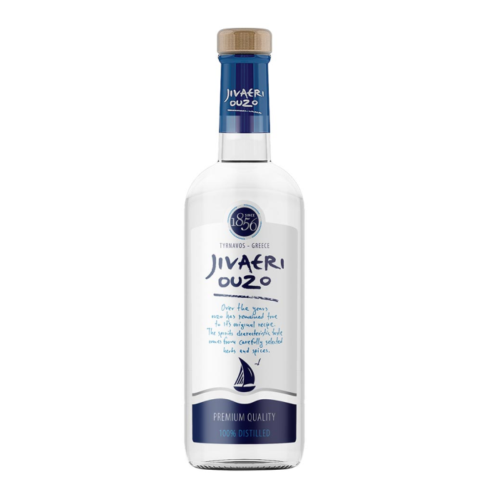 ΟΥΖΟ JIVAERI (ΤΖΙΒΑΕΡΙ) ΜΙΝΙΑΤΟΥΡΑ 50ml