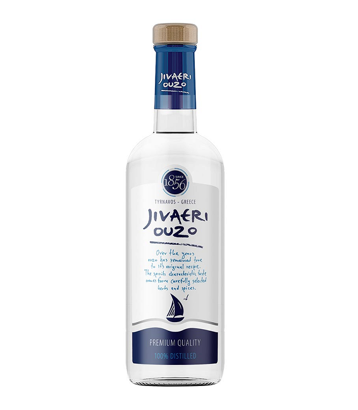 ΟΥΖΟ JIVAERI (ΤΖΙΒΑΕΡΙ) ΜΙΝΙΑΤΟΥΡΑ 50ml