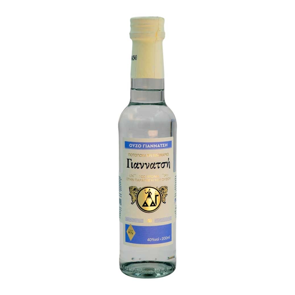 ΟΥΖΟ ΓΙΑΝΝΑΤΣΗ ΜΠΛΕ 40%VOL 200ml
