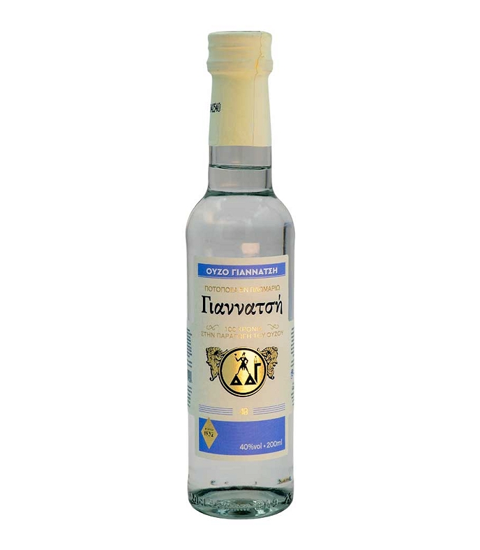 ΟΥΖΟ ΓΙΑΝΝΑΤΣΗ ΜΠΛΕ 40%VOL 200ml