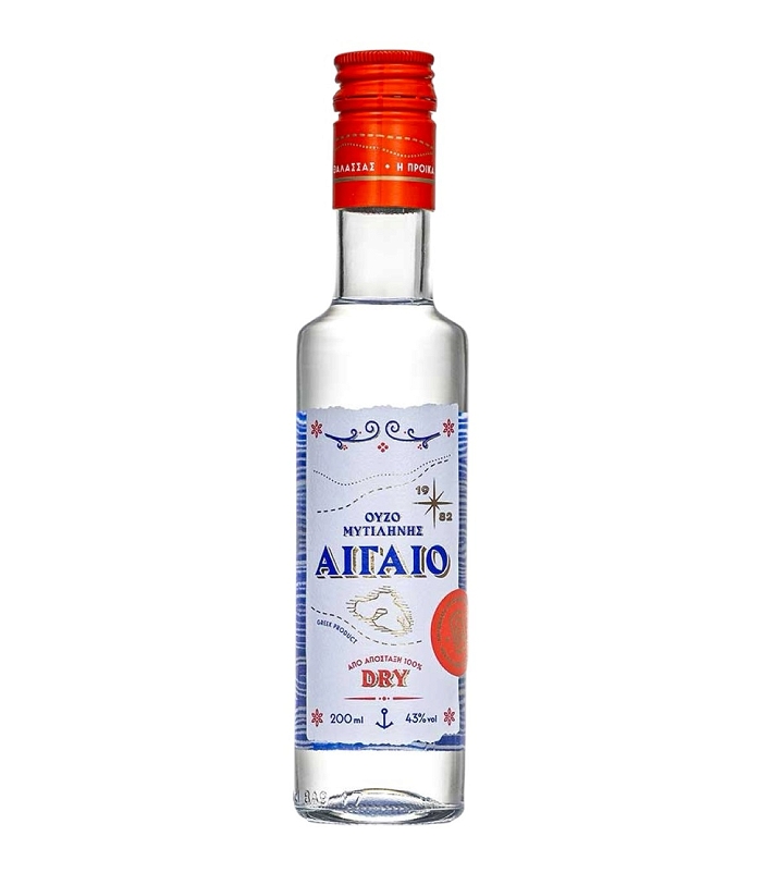 ΟΥΖΟ ΑΙΓΑΙΟ DRY (ΧΩΡΙΣ ΖΑΧΑΡΗ) 200ml
