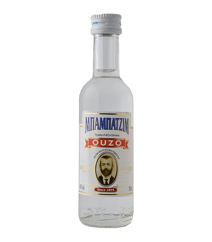 ΟΥΖΟ ΜΠΑΜΠΑΤΖΙΜ ΜΙΝΙΑΤΟΥΡΑ 50ml