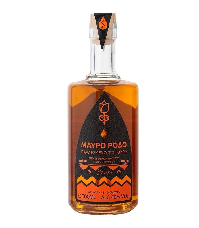 ΜΑΥΡΟ ΡΟΔΟ ΠΑΛΑΙΩΜΕΝΟ ΤΣΙΠΟΥΡΟ 500ml
