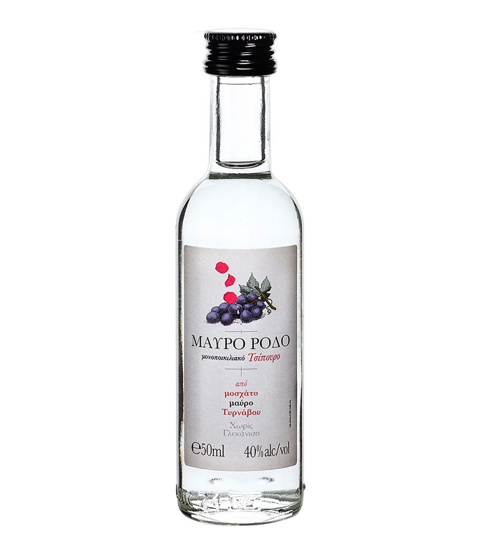 ΤΣΙΠΟΥΡΟ ΜΑΥΡΟ ΡΟΔΟ ΜΙΝΙΑΤΟΥΡΑ 50ml