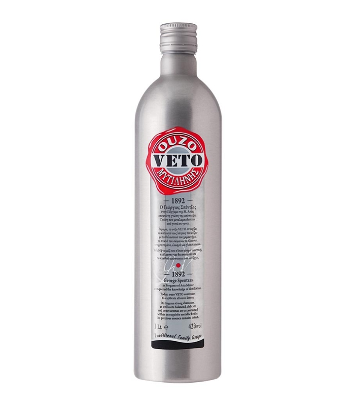 ΟΥΖΟ VETO ΜΕΤΑΛΛΙΚΟ 1LT LIMITED EDITION