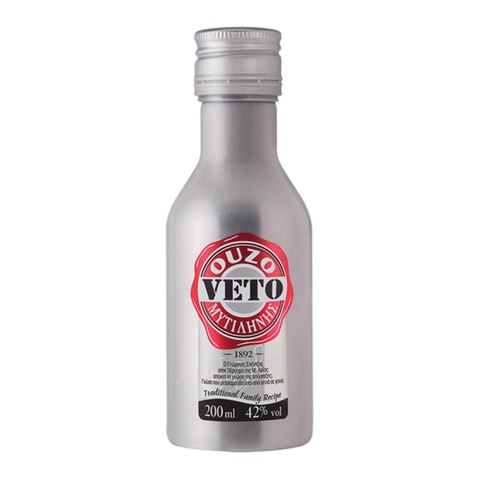 ΟΥΖΟ VETO ΜΕΤΑΛΛΙΚΟ 200ml
