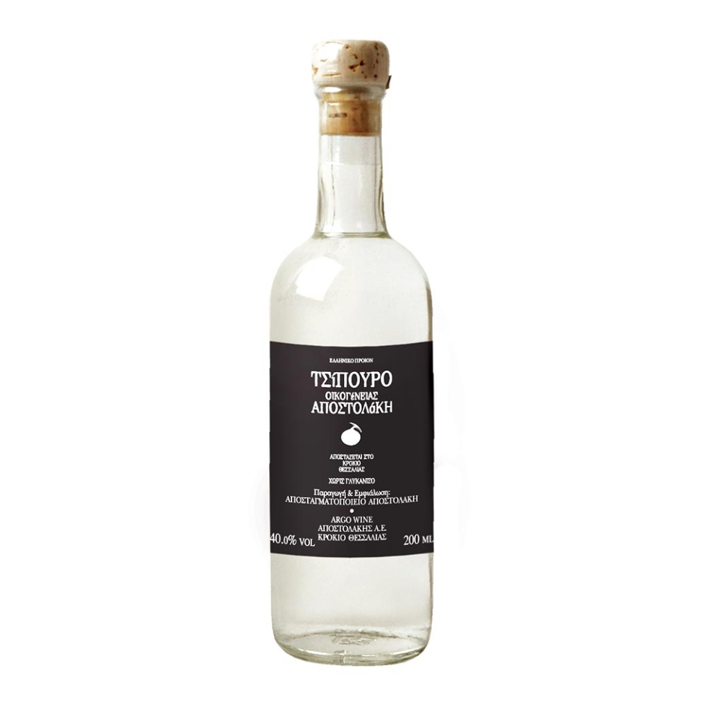 ΤΣΙΠΟΥΡΟ ΑΠΟΣΤΟΛΑΚΗ ΧΩΡΙΣ ΓΛΥΚΑΝΙΣΟ 200ml