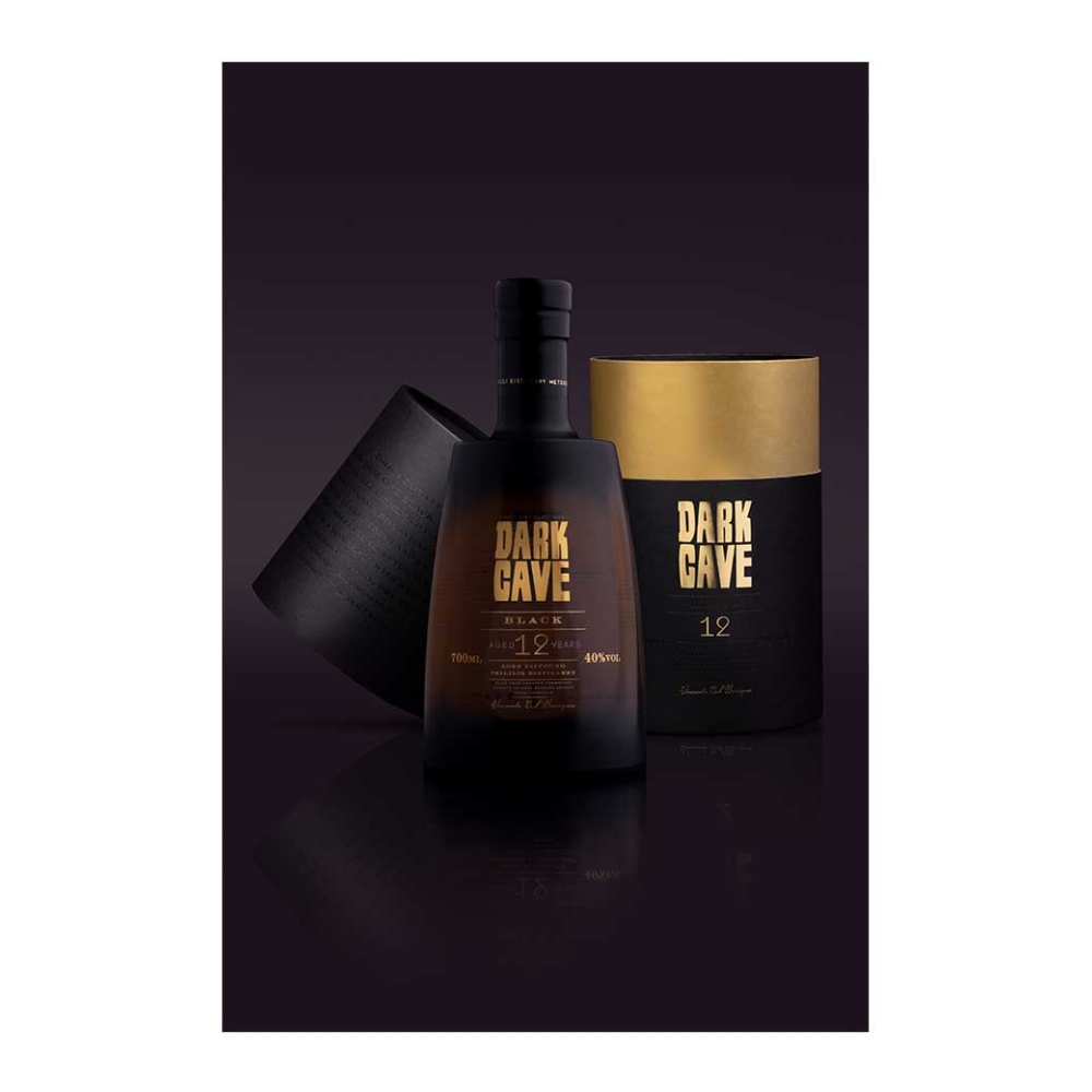 DARK CAVE BLACK 12 Y.O ΠΑΛΑΙΩΜΕΝΟ ΤΣΙΠΟΥΡΟ 700ml
