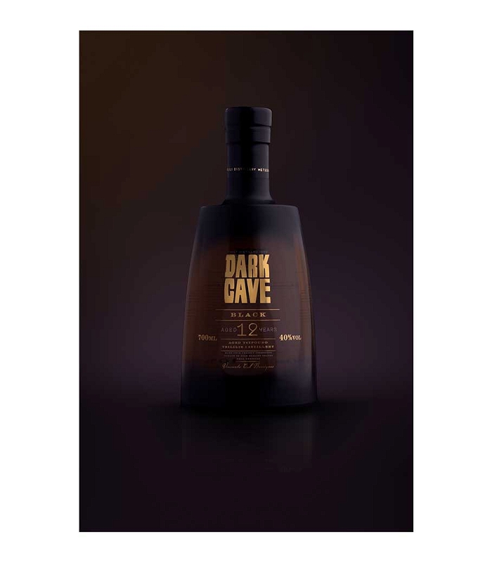 DARK CAVE BLACK 12 Y.O ΠΑΛΑΙΩΜΕΝΟ ΤΣΙΠΟΥΡΟ 700ml