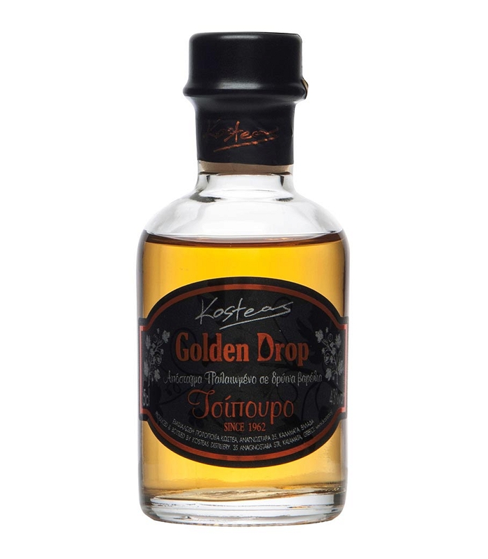 GOLDEN DROP ΚΩΣΤΕΑ ΠΑΛΑΙΩΜΕΝΟ ΤΣΙΠΟΥΡΟ ΜΙΝΙΑΤΟΥΡΑ 50ml