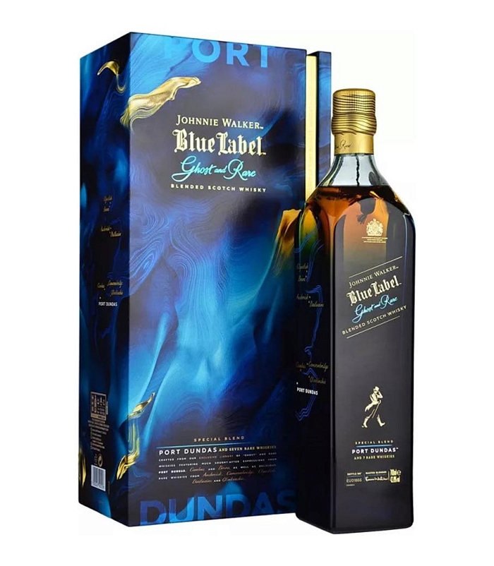 JOHNNIE WALKER BLUE GHOST & RARE PORT DUNDAS EDITION WHISKY 700ml
