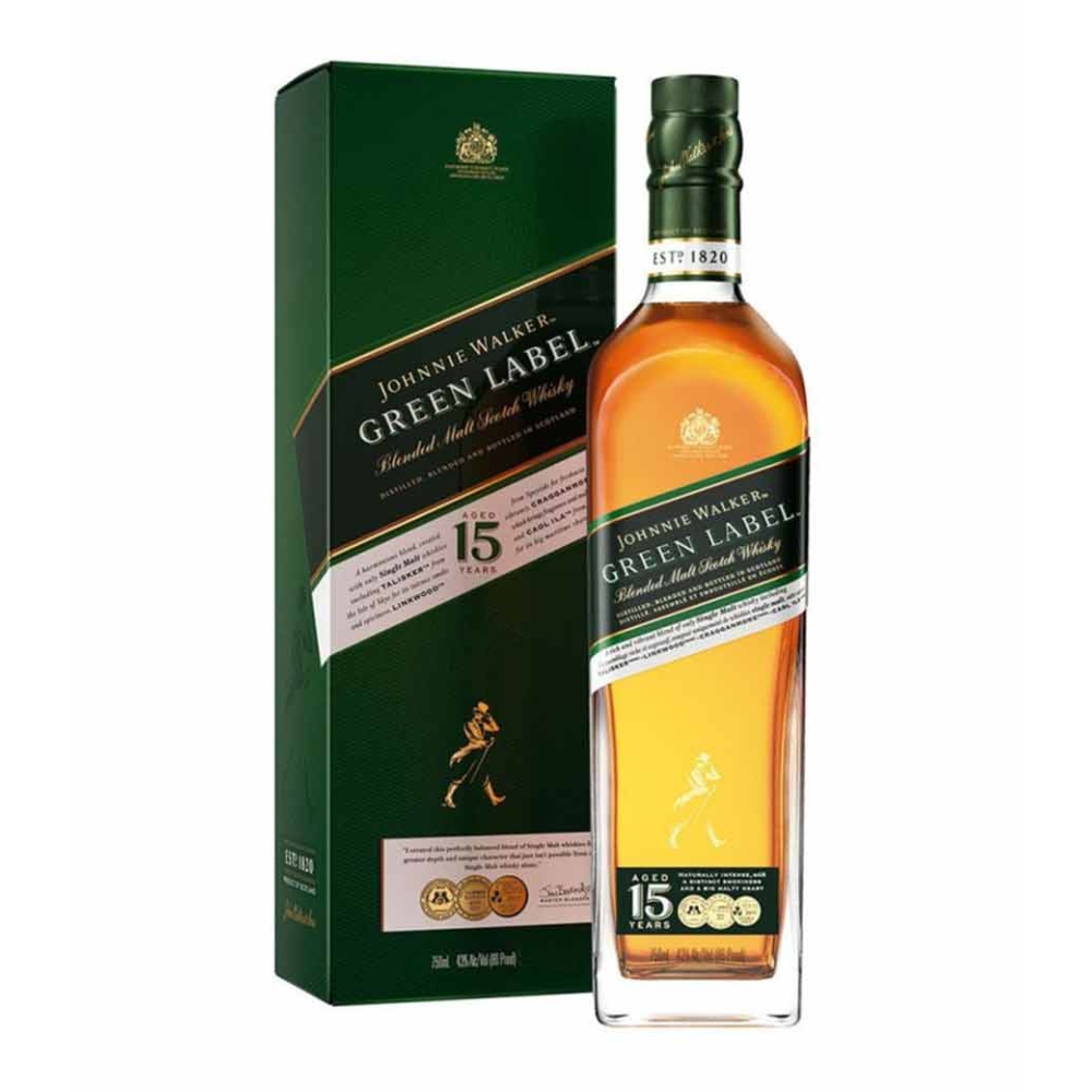 JOHNNIE WALKER GREEN 15 Y.O WHISKY 700ml