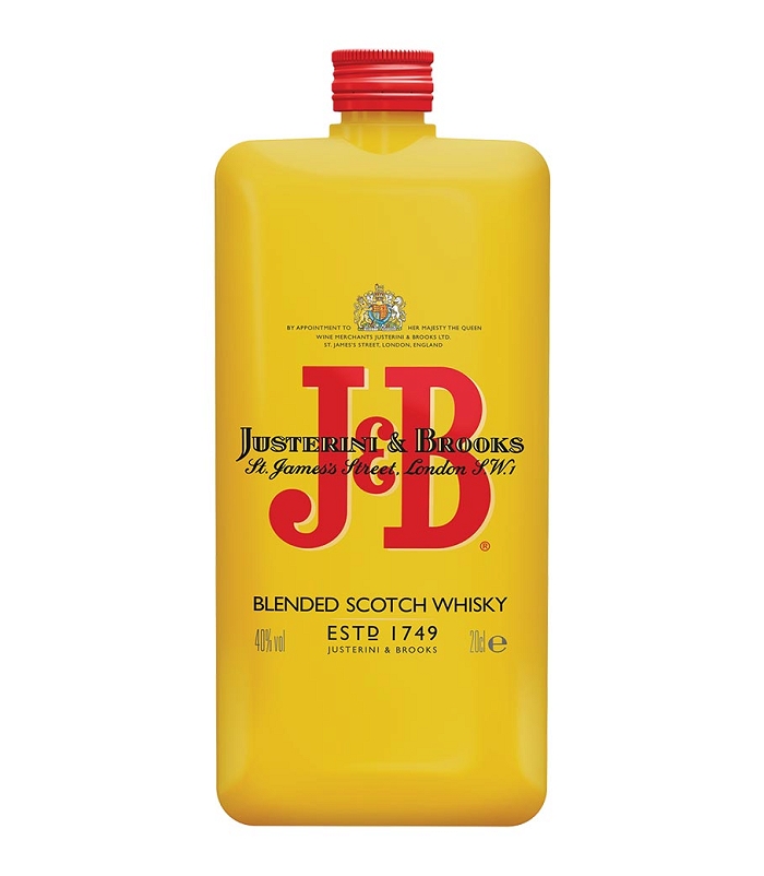 J & B POCKET WHISKY 200ml