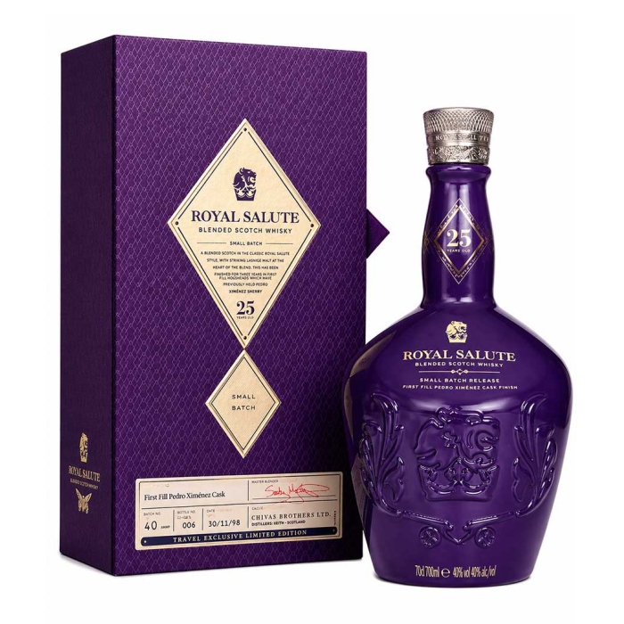 CHIVAS ROYAL SALUTE 25 Y.O SMALL BATCH WHISKY 700ml
