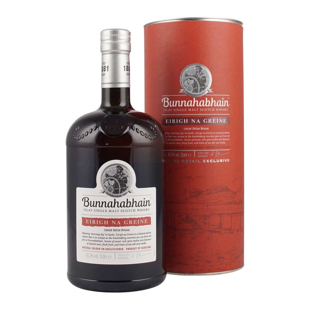 BUNNAHABHAIN EIRIGH NA GREINE WHISKY 1LT