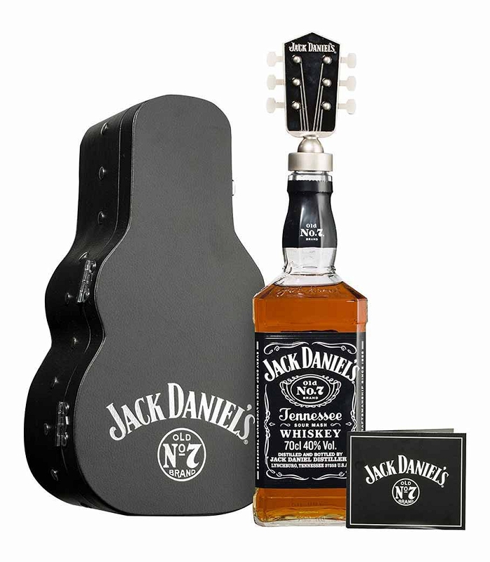 JACK DANIEL'S GIFT PACK GUITAR WHISKEY 700ml