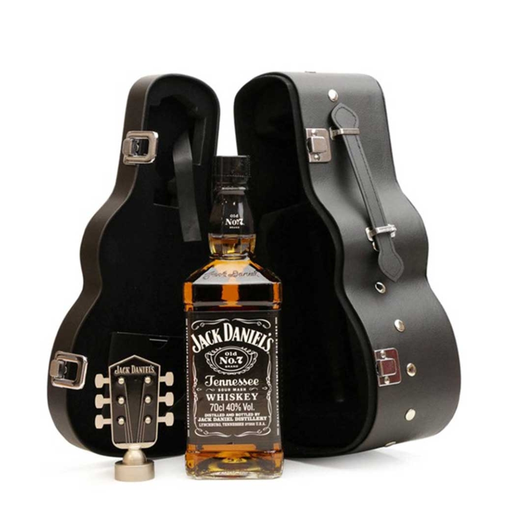 JACK DANIEL'S GIFT PACK GUITAR WHISKEY 700ml