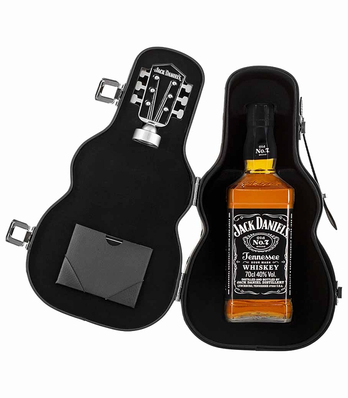 JACK DANIEL'S GIFT PACK GUITAR WHISKEY 700ml