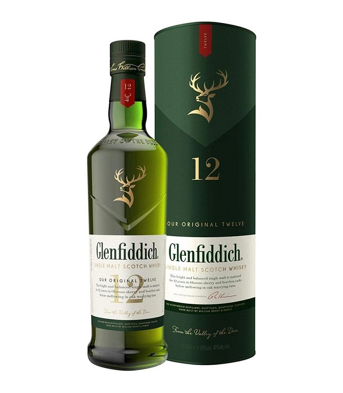 GLENFIDDICH 12 Y.O WHISKY 700ml