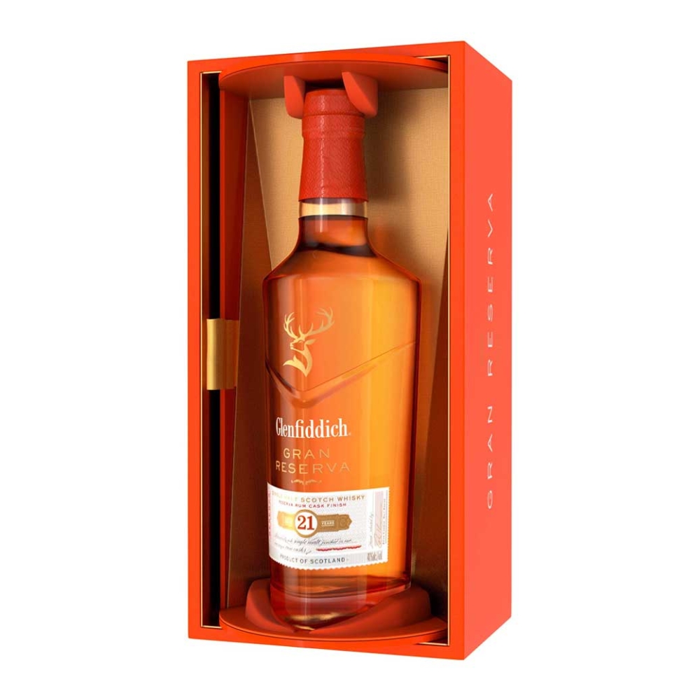 GLENFIDDICH 21 Y.O GRAN RESERVA RUM CASK TYPE WHISKY 700ml 