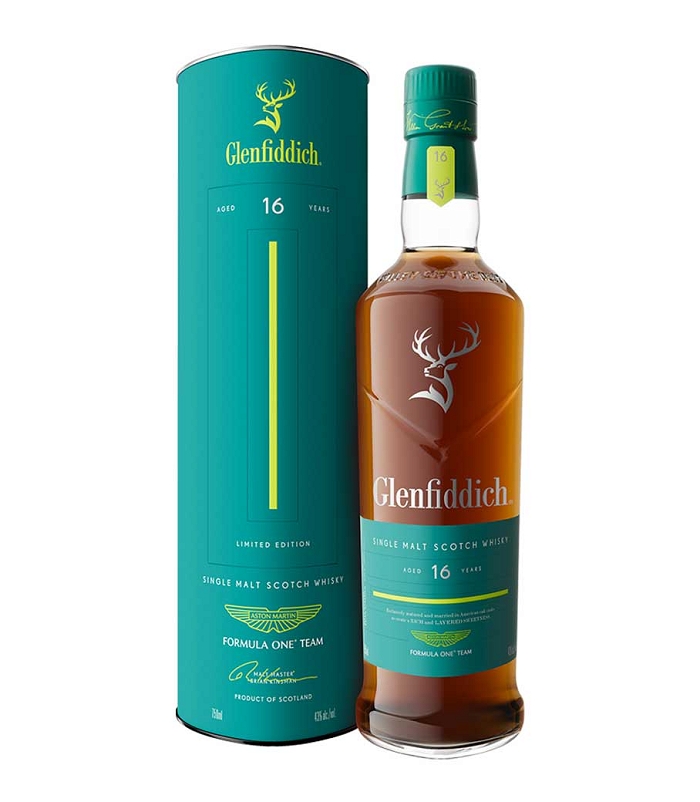 GLENFIDDICH 16 Y.O x ASTON MARTIN FORMULA ONE TEAM WHISKY 700ml