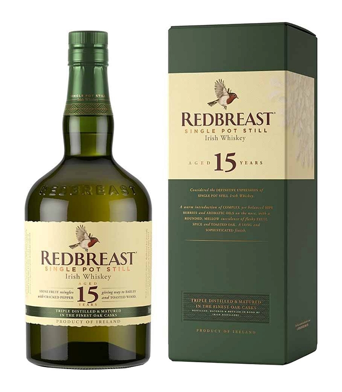 REDBREAST 15 Y.O WHISKEY 700ml