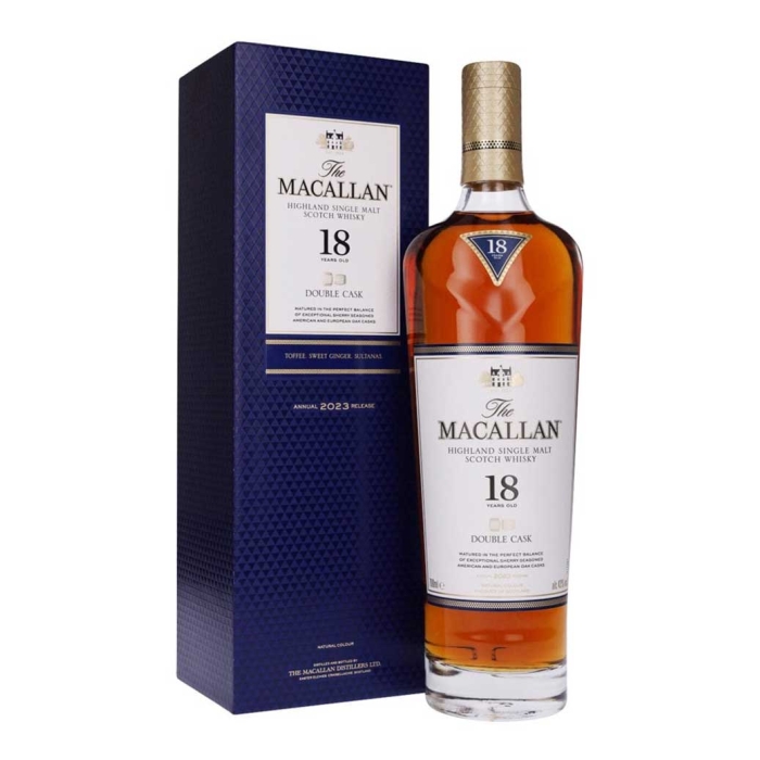 MACALLAN 18 Y.O DOUBLE CASK WHISKY 700ml 