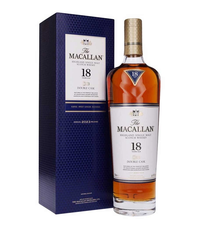 MACALLAN 18 Y.O DOUBLE CASK WHISKY 700ml 