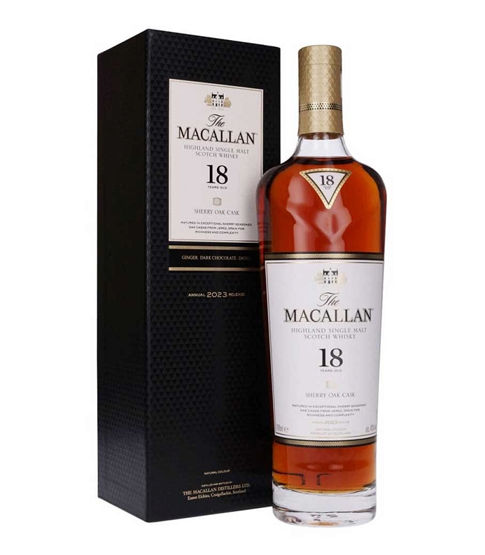 MACALLAN SHERRY OAK 18 Y.O ANNUAL 2023 RELEASE WHISKY 700ml