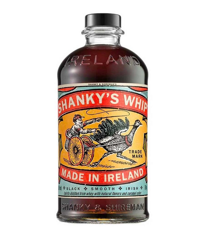 SHANKY'S WHIP BLACK WHISKEY LIQUEUR 700ML GIFT PACK (4 SHOTS)