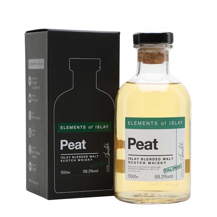 ELEMENTS OF ISLAY PEAT FULL PROOF WHISKY 500ml