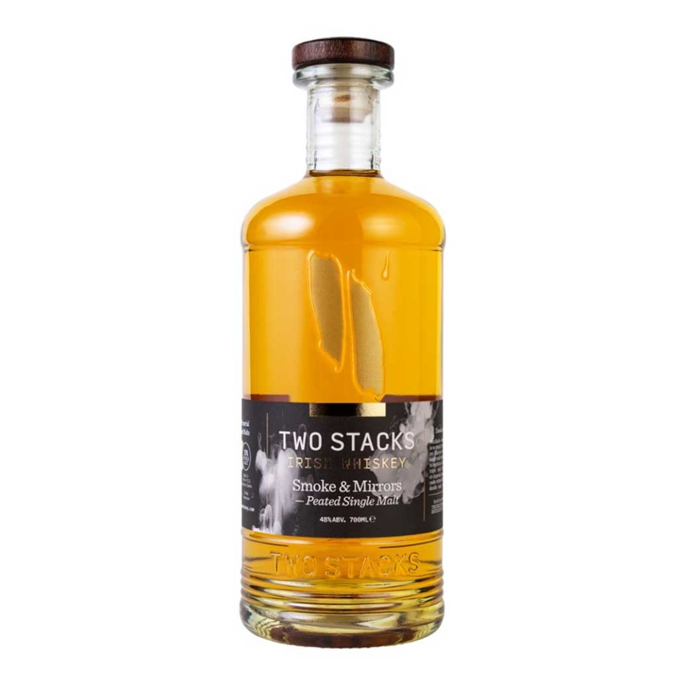 TWO STACKS SMOKE & MIRRORS PEATED STOUT WHISKEY 700ml 