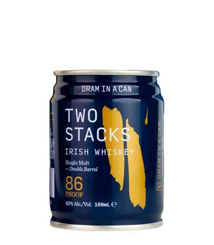 TWO STACKS DRAM IN A BLUE CAN 