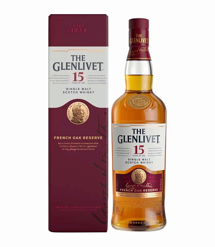 GLENLIVET 15 Y.O FRENCH OAK RESERVE WHISKY 700ml