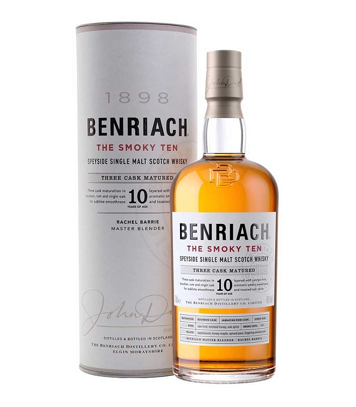 BENRIACH SMOKY TEN (10 Y.O) WHISKY 700ml