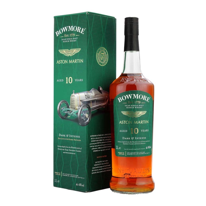 BOWMORE 10 Y.O x ASTON MARTIN WHISKY 1LT
