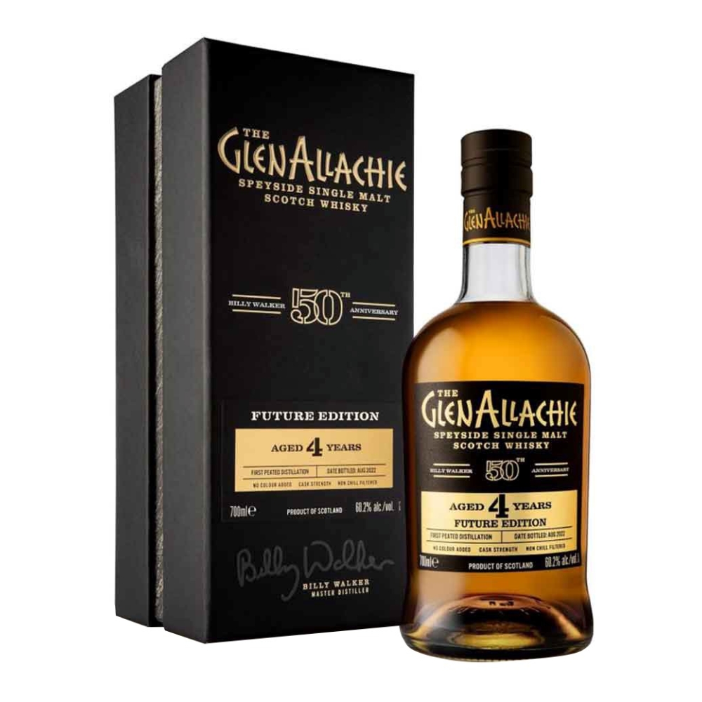 GLENALLACHIE 50th FUTURE EDITION ANNIVERSARY 4 Y.O PEATED WHISKY 700ml 