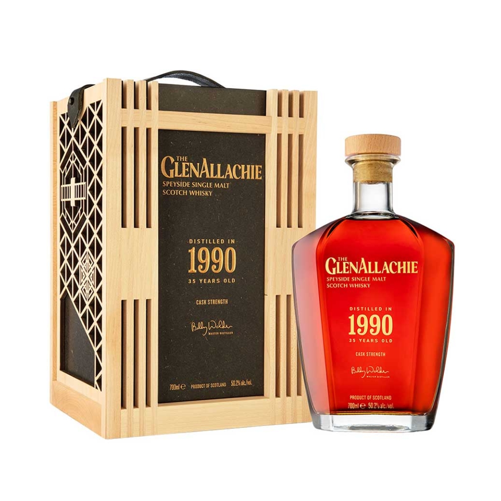 GLENALLACHIE 1990 / 35 Y.O WHISKY 700ml 