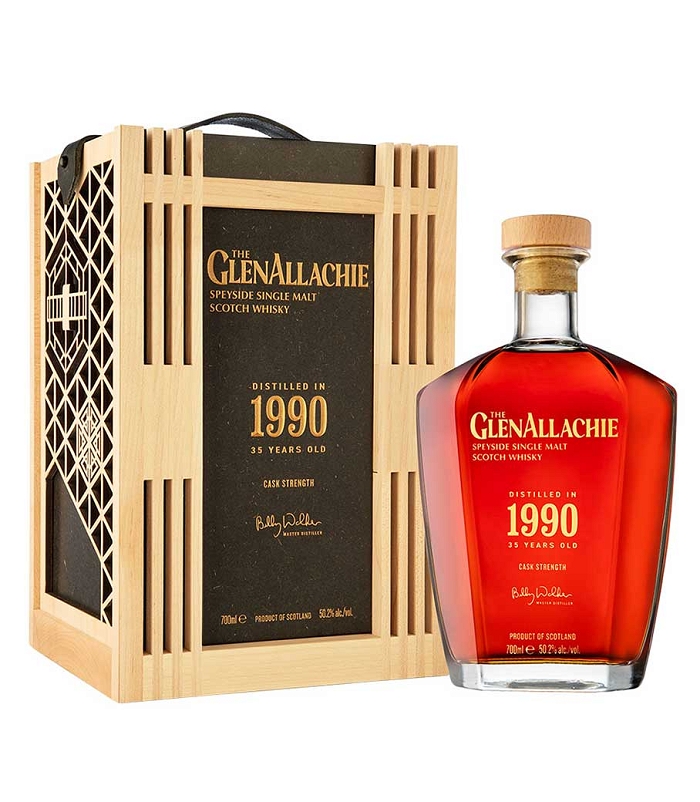 GLENALLACHIE 1990 / 35 Y.O WHISKY 700ml 
