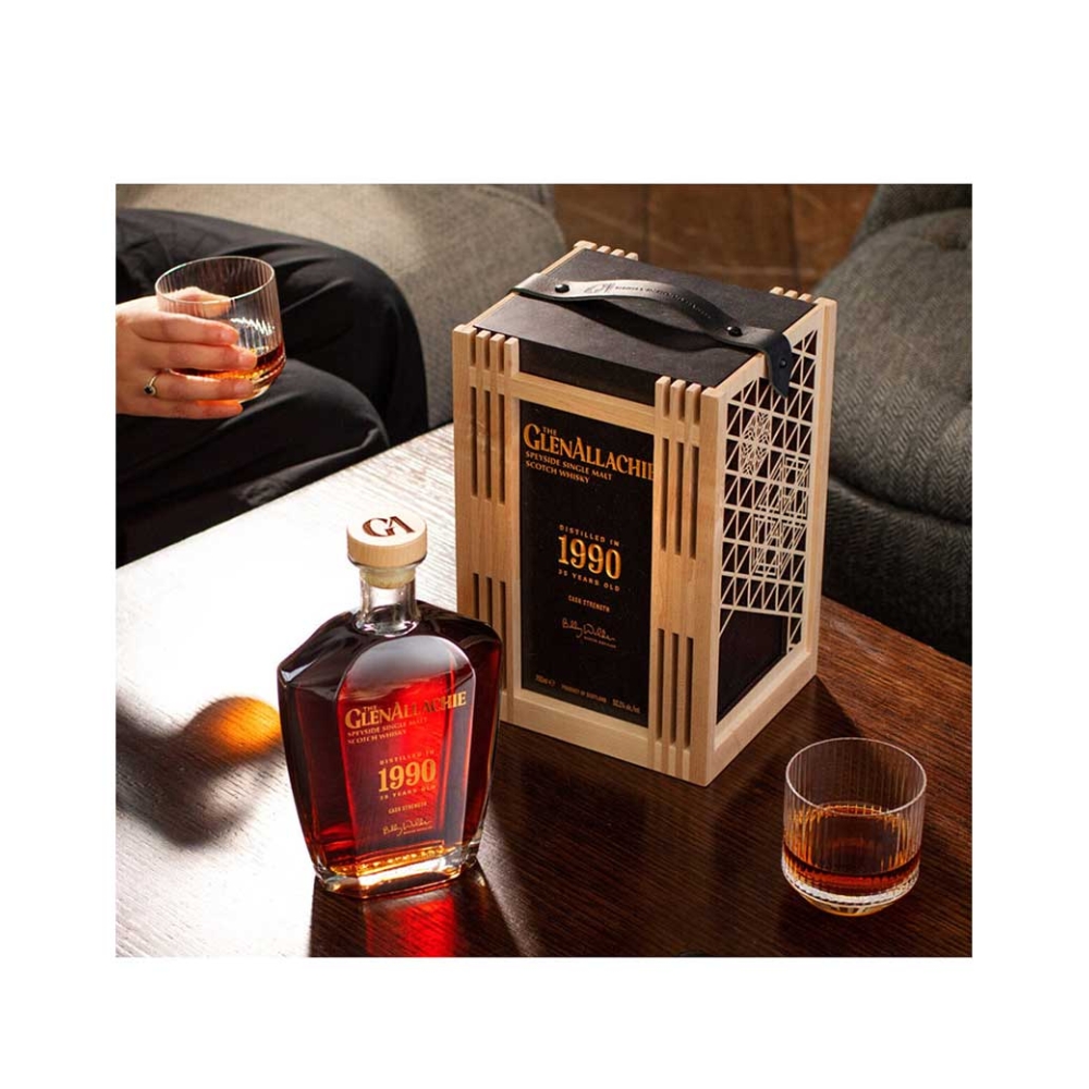 GLENALLACHIE 1990 / 35 Y.O WHISKY 700ml 