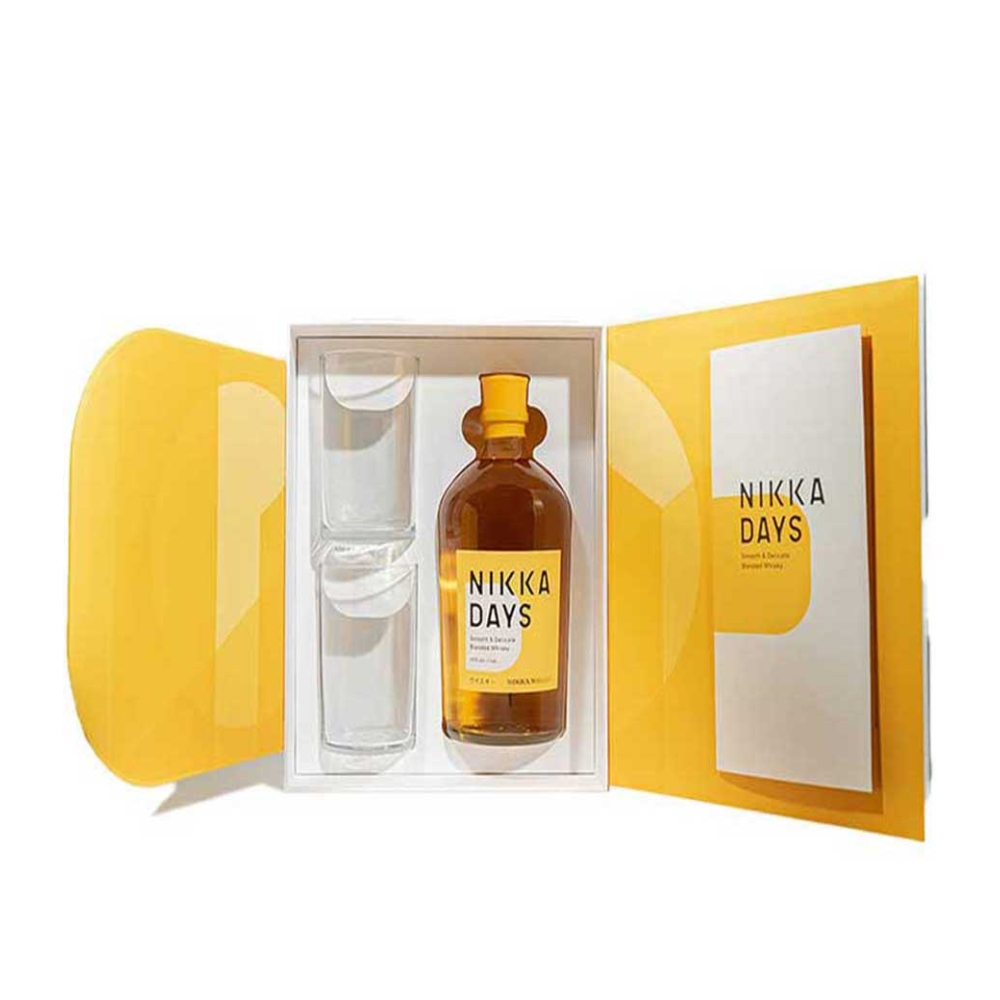NIKKA DAYS GIFT PACK (2 SIGNATURE GLASSES) WHISKY 700ml