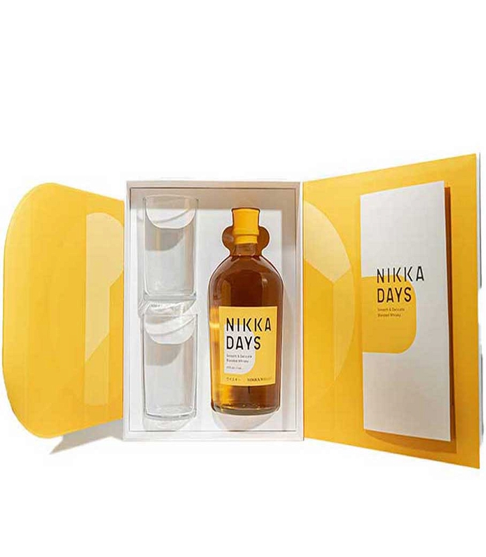 NIKKA DAYS GIFT PACK (2 SIGNATURE GLASSES) WHISKY 700ml