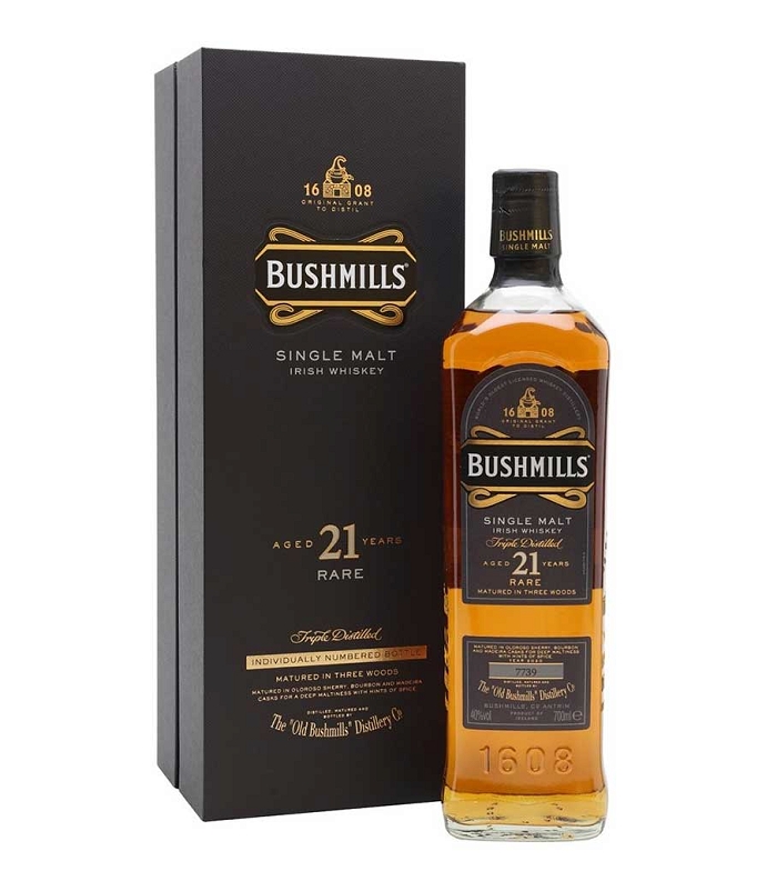 BUSHMILLS 21 Y.Ο WHISKEY 700ml