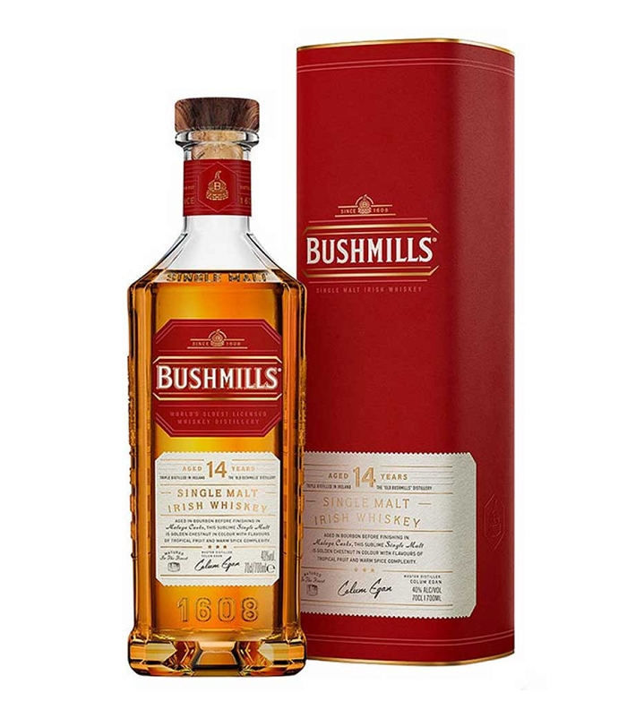 BUSHMILLS 14 Y.O MALAGA WHISKEY 700ml