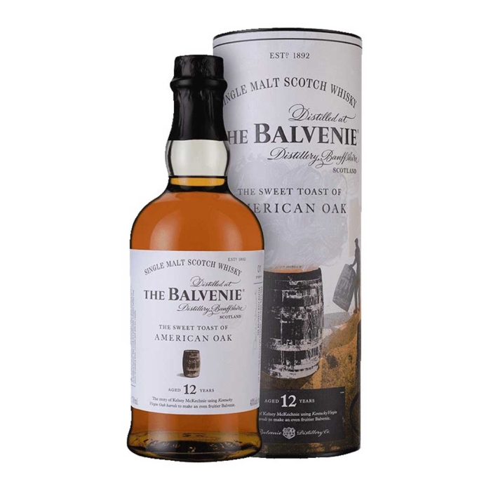 BALVENIE 12 Y.O AMERICAN OAK WHISKY 700ml