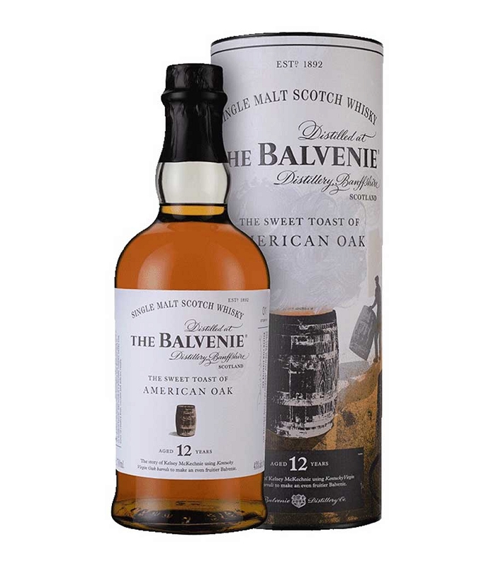 BALVENIE 12 Y.O AMERICAN OAK WHISKY 700ml