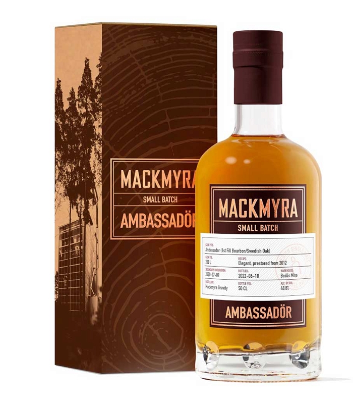 MACKMYRA AMBASSADOR SMALL BATCH WHISKY 500ml