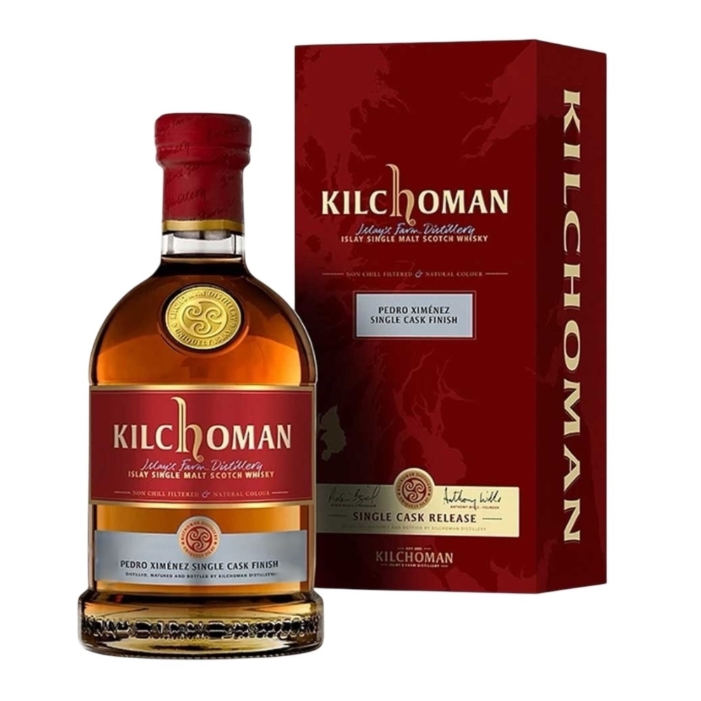 KILCHOMAN 8 Y.O PEDRO XIMENEZ FINISH BOTTLED EXCLUSIVELY FOR GREECE WHISKY 700ml