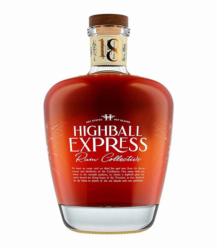 HIGHBALL EXPRESS ADVENTURER 18 Y.O RARE BLEND RUM 700ml