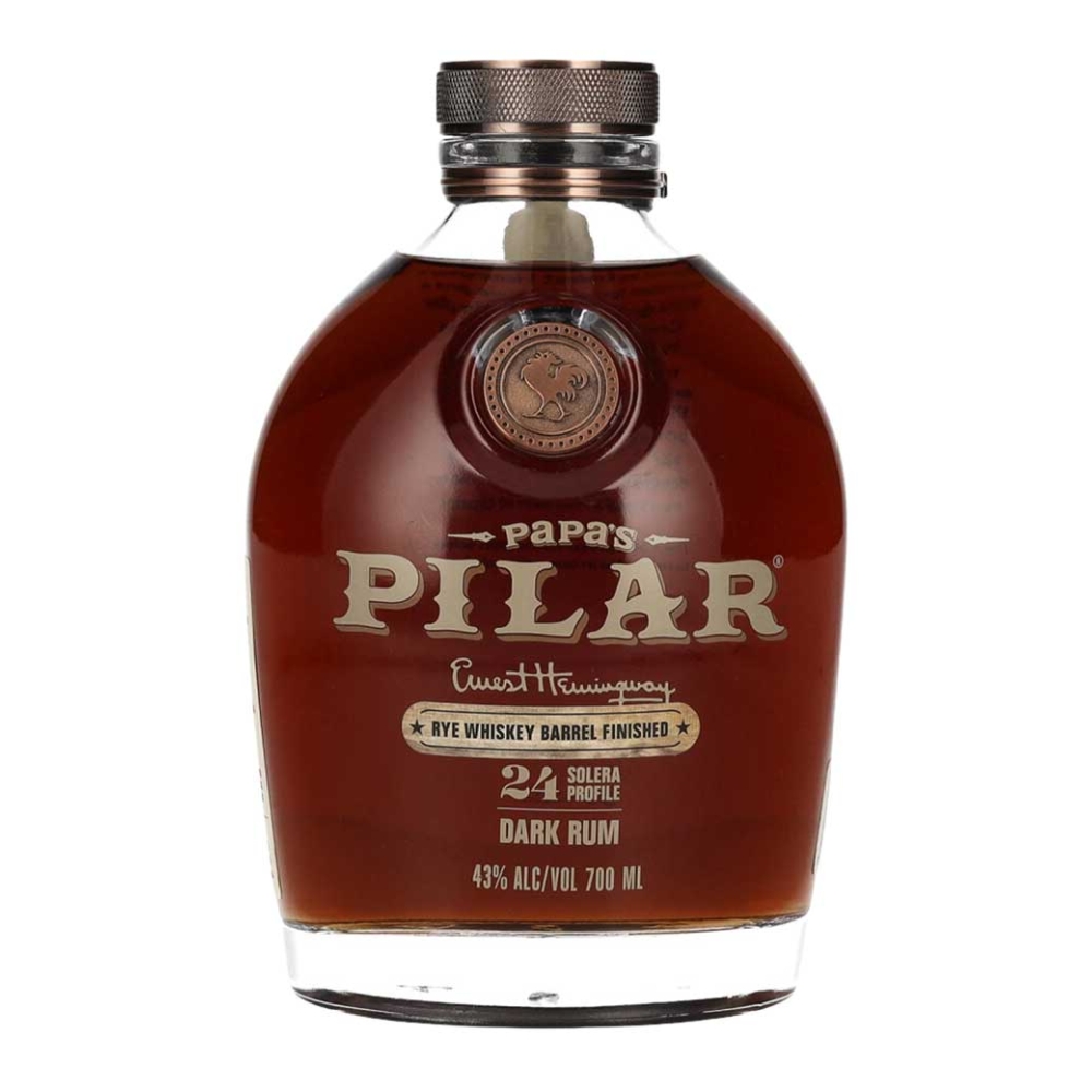 PAPA'S PILAR 24 SOLERA RYE WHISKEY BARREL FINISHED RUM 700ml